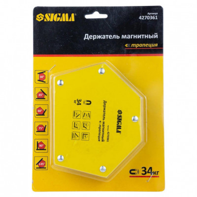 Магнит для сварки трапеция SIGMA 34кг