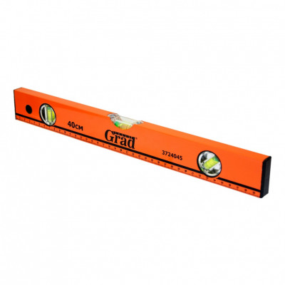 Уровень GRAD 40см 3 глазка облегченный