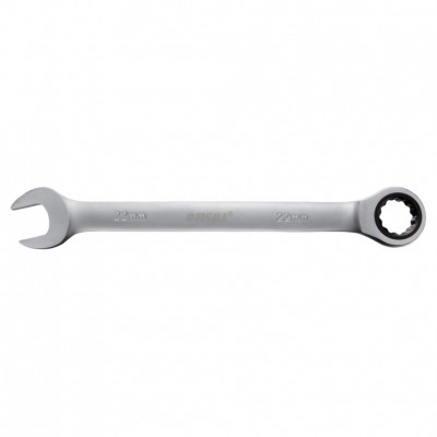 Ключ рожково-накидной трещоточный SIGMA 22мм