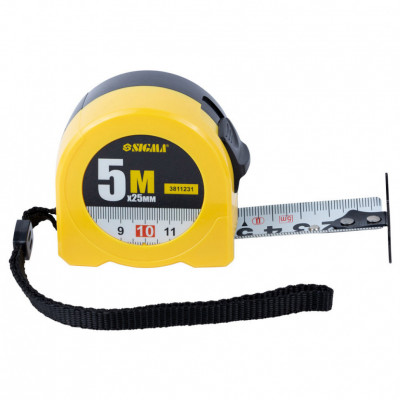 Рулетка SIGMA 5мx25мм Color