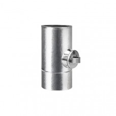 Ревизия дымоходная двустенная d130/200 нерж/оц AISI 201 0.5 мм