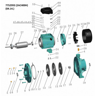 Насос центробежный LEO 3.0 2AC400H