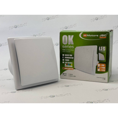 Вытяжной вентилятор MMotors OK 01 100 KHT белый