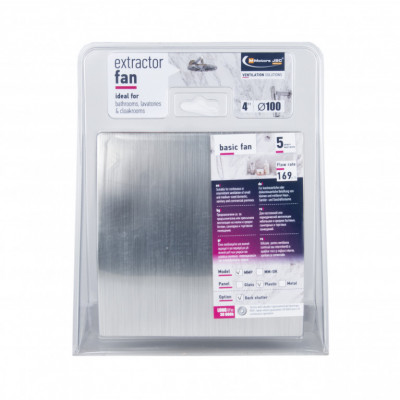 Вытяжной вентилятор MMotors MM-P 01/169 K серебро