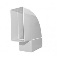 Колено плоское горизонтальное Dospel D/KPO 110x55