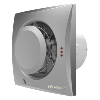 Осевой энергосберегающий вентилятор ВЕНТС 125 Квайт-Диск серый