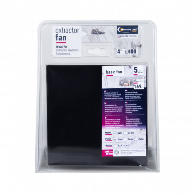 Вытяжной вентилятор MMotors MM-P 06/169 К черный матовый