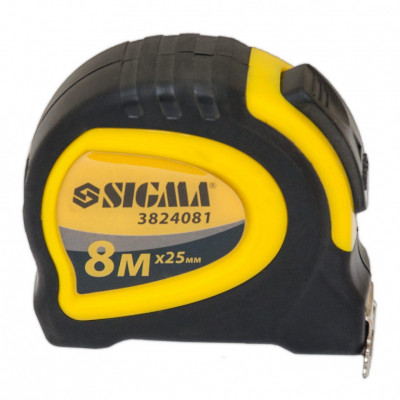 Рулетка магнитная SIGMA 8мx25мм