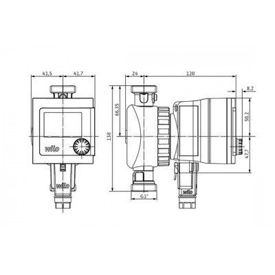 Циркуляционный насос Wilo Star-Z Nova T