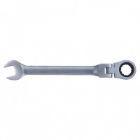 Ключ рожково-накидной трещоточный с шарниром SIGMA 15мм