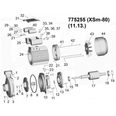 Насос центробежный LEO XSm-80