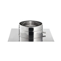 Подставка на пол дымоходная d400/460 AISI 304 0,5 мм + AISI 430 2 мм