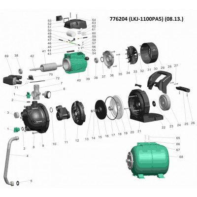 Станция LEO 1.1кВт 70л/мин