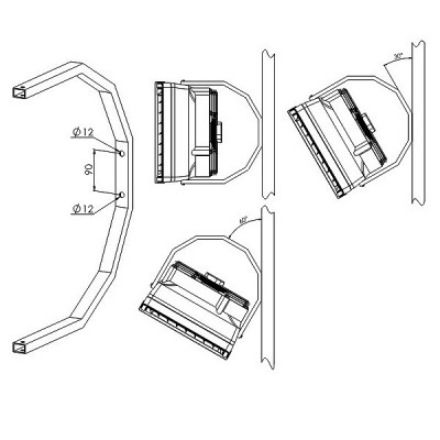 Монтажные кронштейны для SONNIGER HEATER