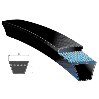 Клиновый ремень Optibelt B/17 17x3302 Li