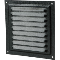 Решетка металлическая однорядная ВЕНТС МВМ 200с черный