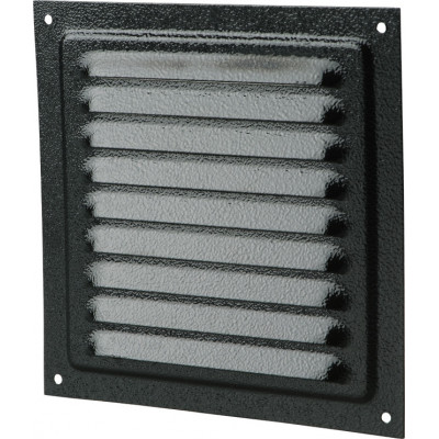 Решетка металлическая однорядная ВЕНТС МВМ 200с черный