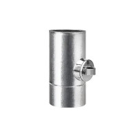 Ревизия дымоходная двустенная d100/160 нерж/оц AISI 304 0.5 мм