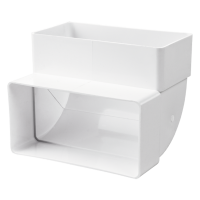 Колено 90° ВЕНТС 60*204 8282