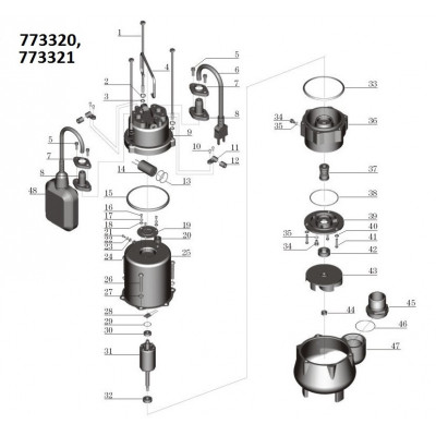 Насос дренажный AQUATICA 0.25кВт 150л/мин