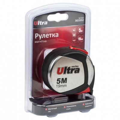 Рулетка магнитная ULTRA 5мx19мм нейлоновое покрытие