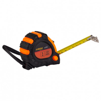 Рулетка магнитная SIGMA 5мx19мм фиксатор + тормоз