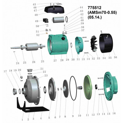 Насос центробежный LEO 3.0 AMSm70/0.55