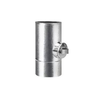 Ревизия дымоходная двустенная d180/250 нерж/оц AISI 304 0.5 мм