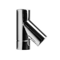 Тройник дымоходный одностенный d400/45 AISI 304 0,5 мм