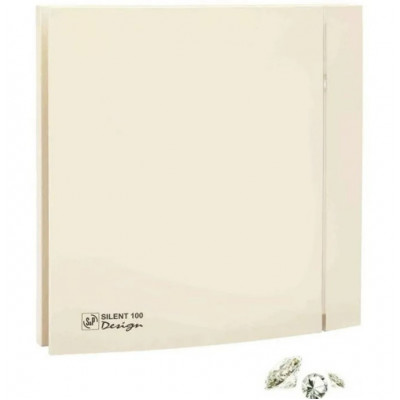 Бытовой осевой вентилятор Soler & Palau SILENT-100 CZ IVORY DESIGN SWAROVSKI