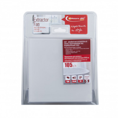 Вытяжной вентилятор MMotors MM-P 06/105 KHT белый матовый