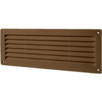 Решетка прямоугольная Домовент ДВ 350 коричнева