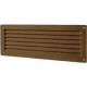 Решетка прямоугольная Домовент ДВ 350 коричнева