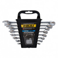 Ключи рожково-накидные SIGMA 8шт head polished