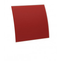 Крышка к вентилятору Awenta Escudo 100 матовое стекло красный