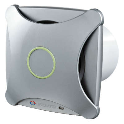 Осевой вентилятор ВЕНТС 150 Х алюминий матовый