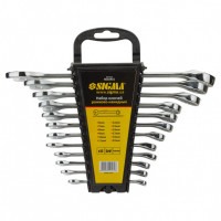 Ключі ріжково-накидні SIGMA 12шт polished