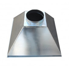 Зонт вытяжной островной 1100x500x400 № 4