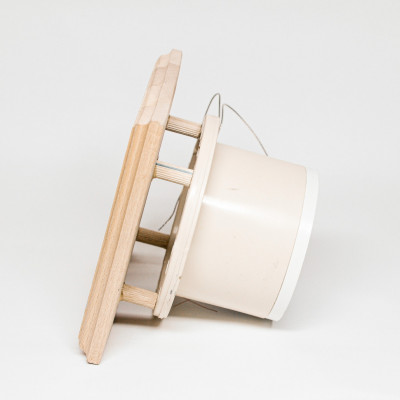 Высокотемпературный осевой вентилятор MMotors ММ-S 100 Дерево квадрат К