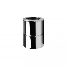 Труба дымоходная двустенная d150/220/0.25 нерж/нерж AISI 201 0.5 мм