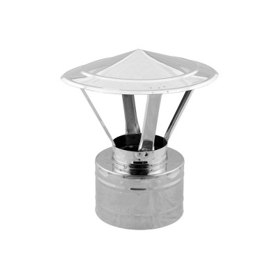 Грибок дымоходный двустенный d200/260 AISI 304 0,5 мм