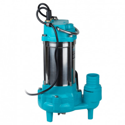 Насос канализационный AQUATICA 0.75кВт 225л/мин с ножом (нерж)