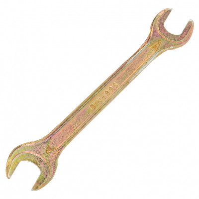 Ключ рожковый SIGMA 10x12мм желтый цинк