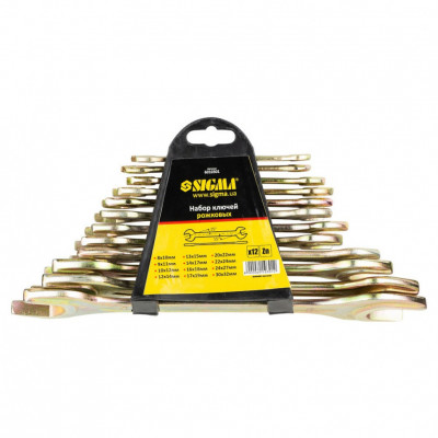 Ключи рожковые SIGMA 12шт