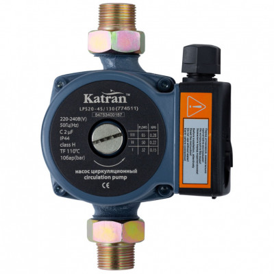 Насос циркуляционный WETRON 65Вт 63л/мин ⌀1