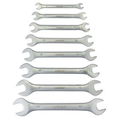 Ключи рожковые SIGMA 8шт satine