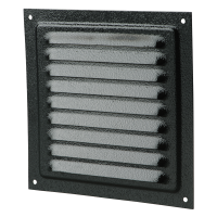 Решетка металлическая однорядная ВЕНТС МВМ 300с черный