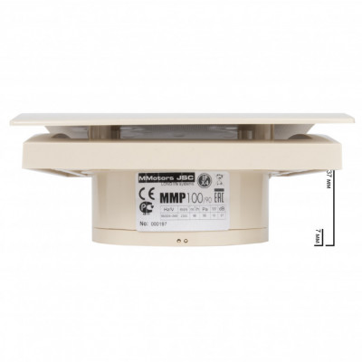 Вытяжной вентилятор MMotors MM-P 01/90 K бежевый