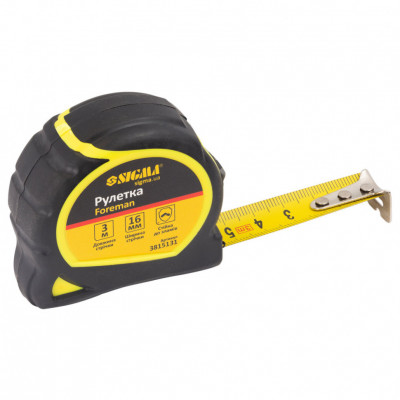 Рулетка SIGMA 3мx16мм Foreman