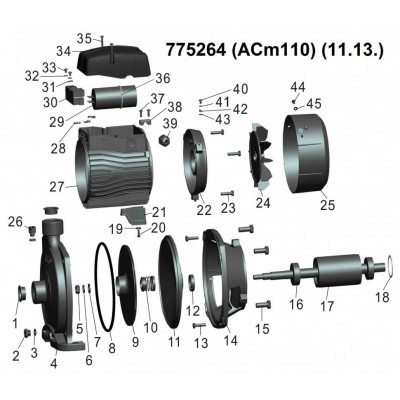 Насос центробежный LEO 3.0 ACm110